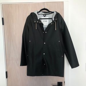 Stutterheim Stockholm Raincoat in Black